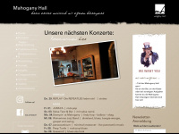 mahogany.ch Webseite Vorschau