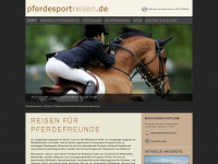 pferdesportreisen.de Webseite Vorschau