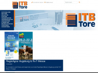 itb-tore.de Webseite Vorschau
