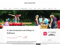 jahn-bergturnfest.de Webseite Vorschau