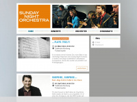 sunday-night-orchestra.de Webseite Vorschau