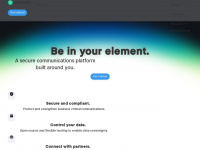 element.io Webseite Vorschau