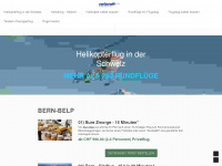 helikopterflug-schweiz.ch Webseite Vorschau