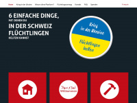 fluechtlingen-helfen.ch Webseite Vorschau