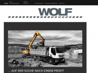 erdbau-wolf.net Webseite Vorschau