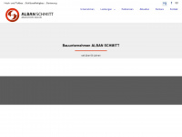 albanschmitt-baut.de Webseite Vorschau