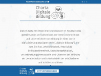 charta-digitale-bildung.de Webseite Vorschau
