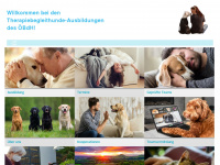therapiehunde-ausbildung.at Webseite Vorschau