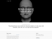 rosieagainstleukemia.com Webseite Vorschau