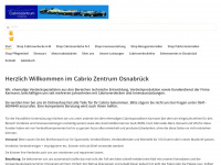 cabriozentrum.com Webseite Vorschau