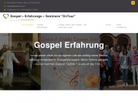 gospelerfahrung.de Webseite Vorschau