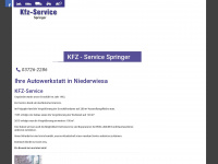 kfz-nfz-springer.de Webseite Vorschau