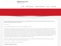 balkantanz-jena.de Webseite Vorschau