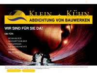 kleinundkuehn.com Webseite Vorschau