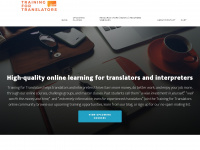 trainingfortranslators.com Webseite Vorschau