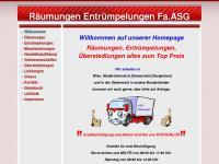 raeumungen-asg.at Webseite Vorschau
