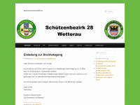 schuetzenbezirk28.de Webseite Vorschau
