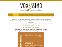 voxjssimo.ch Webseite Vorschau