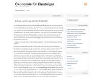 oekonomiefuereinsteiger.wordpress.com Webseite Vorschau