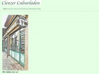clenzer-culturladen.de Webseite Vorschau