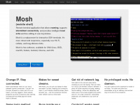 mosh.org Webseite Vorschau
