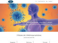 immunstark.at Webseite Vorschau