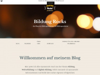 bildungrocks.wordpress.com Webseite Vorschau