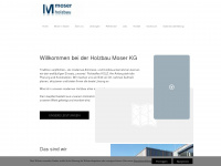 holzbau-moser.com Webseite Vorschau