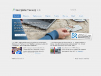 buergerservice.org Webseite Vorschau