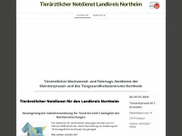 tierarzt-notdienst-landkreis-northeim.de Webseite Vorschau