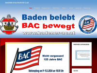 badener-ac.at Webseite Vorschau