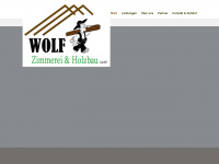 wolf-zimmerei-holzbau.de Webseite Vorschau