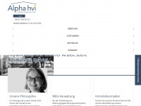 alpha-hvi.de Webseite Vorschau