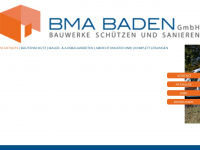bma-baden.de Webseite Vorschau