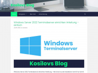kosilov.de Webseite Vorschau