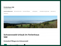 ferienhaus106-schwarzwald.de Webseite Vorschau