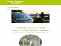 bogdanski-innenausbau.de Webseite Vorschau