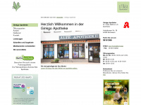 ginkgo-apotheke-brensbach.de Webseite Vorschau