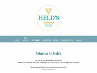 helds-restaurant.de Webseite Vorschau