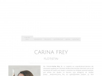 carinafrey.com Webseite Vorschau