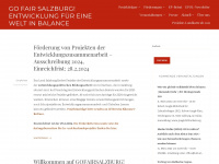 gofairsalzburg.com Webseite Vorschau