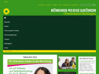 gruene-meitingen.de Webseite Vorschau