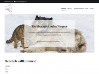 tiertherapie-wegner.ch Webseite Vorschau