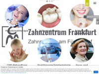 zahnzentrum-frankfurt.org Webseite Vorschau