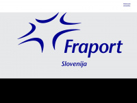 fraport-slovenija.si Webseite Vorschau