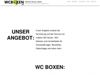 wcboxen.ch Webseite Vorschau