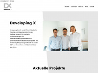 developingx.de Webseite Vorschau