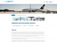 aviation-groundservices.com Webseite Vorschau