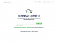 heimatnah-einkaufen.de Webseite Vorschau
