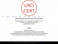 uro-cert.com Webseite Vorschau
